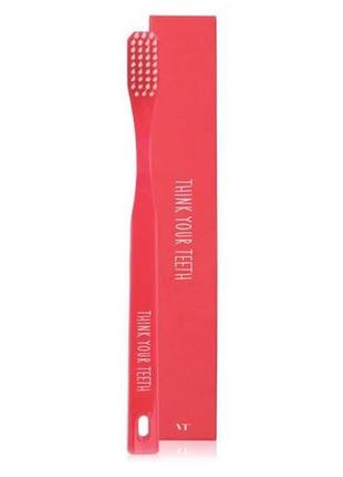 Зубная щетка vt cosmetics think your teeth coloring toothbrush red2 фото