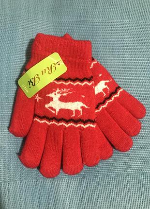 Перчатки для дівчинки 9-12 років