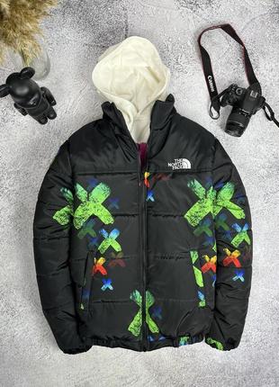 Зимова курточка the north face  tnf чорна норт фейс