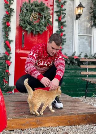 Светр новорічний🎄❄шерстяний світер, тепла кофта, подарунок на новий рік