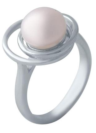 Серебряное кольцо с речным жемчугом