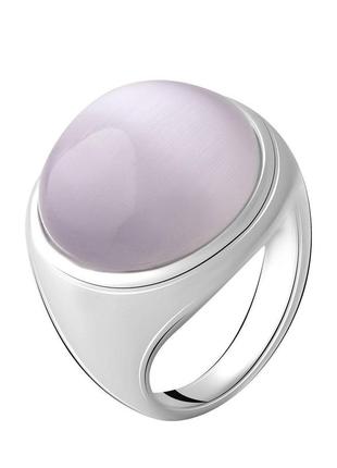 Срібне кільце з натуральним котячим оком