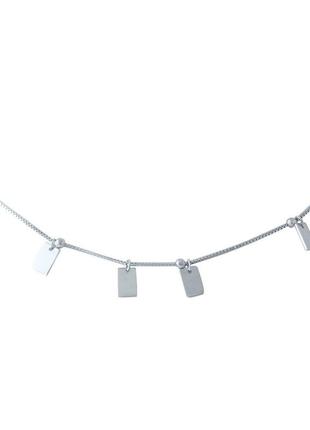 Срібне намисто komilfo без каменів (2016458) 360400 розмір