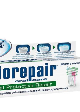 Зубная паста biorepair total protective repair профессиональная защита и восстановление эмали 75мл2 фото