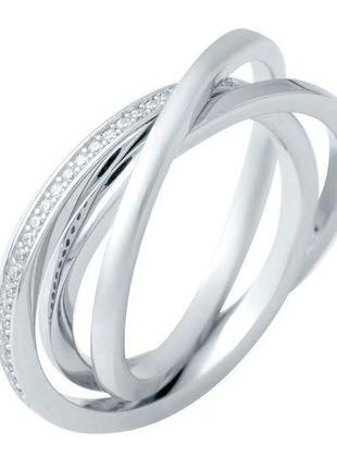Срібне кільце "cartier" (картьє)