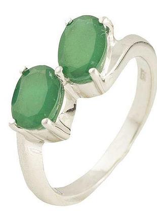 Срібне кільце з натуральним агатом