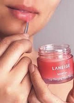 Нічна маска для губ laneige lip sleeping mask (berry) 3 мл7 фото