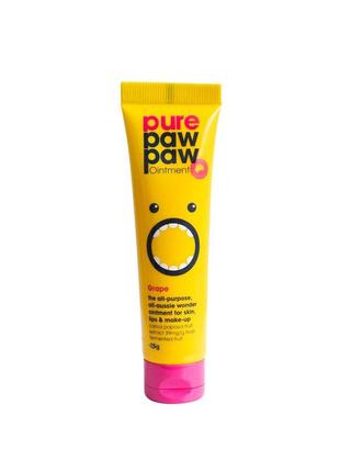 Бальзам для губ відновлюючий pure paw paw grape 25g2 фото