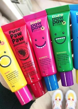 Бальзам для губ восстанавливающий pure paw paw grape 25g6 фото