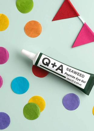 Гель для зоны вокруг глаз q+a seaweed peptide eye gel 15 мл7 фото