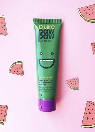 Бальзам для губ відновлюючий pure paw paw watermelon 25g7 фото