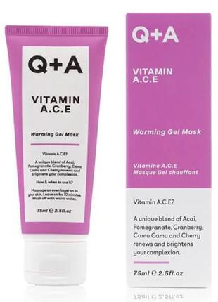 Маска для лица мультивитаминная q+a vitamin  a.c.e. 75 ml