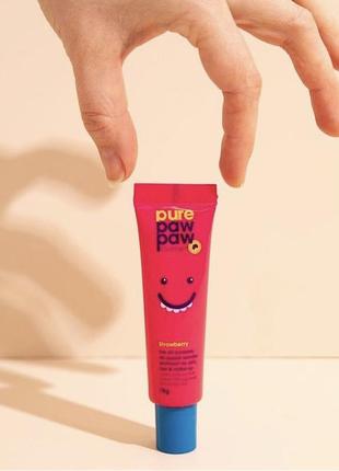 Бальзам для губ відновлюючий pure paw paw  strawberry 15g