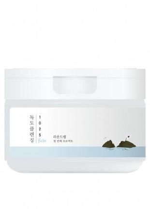 Очищающий бальзам round lab 1025 dokdo cleansing balm 100 ml3 фото