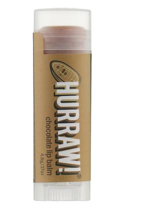 Бальзам для губ hurraw! chocolate lip balm 4,8 г