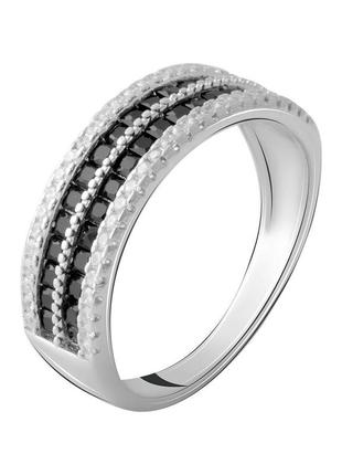 Серебряное кольцо с куб.цирконием1 фото