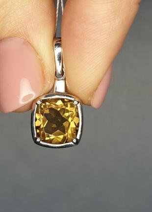 Срібний кулон з султанитом 2,83 г