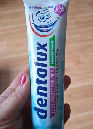 Зубна паста дитяча dentolux 0-6, 100 ml. німеччина