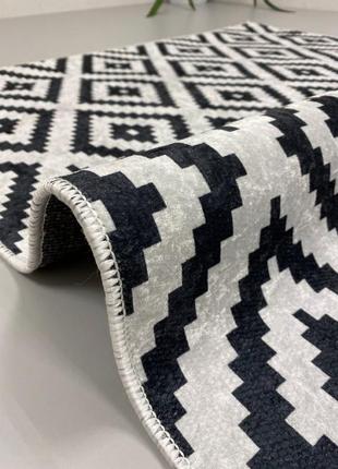 Килим у вітальню, безворсовий. туреччина, ромби 80х150 см