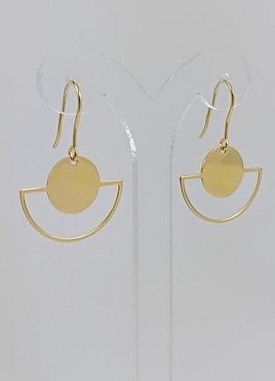 Серьги серебряные d19112ж