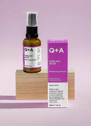 Сироватка для обличчя з азелаїновою кислотою q+a azelaic acid facial serum 30ml