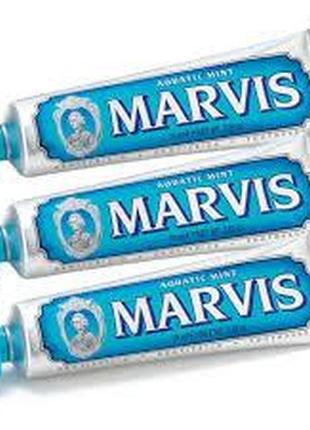 Зубная паста marvis морская мята и ксилитол, 85 мл7 фото