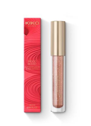 Kiko milano mood boost glittery liquid eyeshadow рідкі блискучі тіні для повік 03
