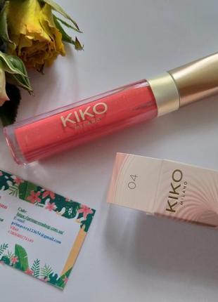 Kiko milano блиск для губ mood boost enchanting lip gloss 045 фото