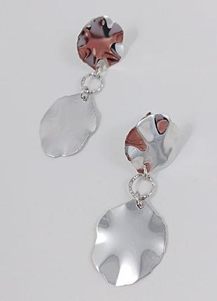 Серьги серебряные ort8073-б 2