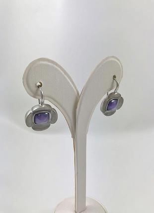 Серьги серебряные ezb 9221б 2