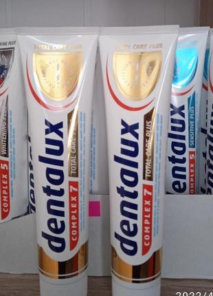 Зубна паста dentolux total care plus, 125 ml. німеччина1 фото