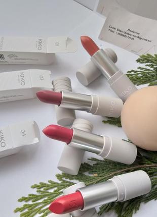 Kiko milano konscious vegan lipstick кремова помада 057 фото