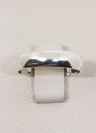 Кольцо обручальное серебряное 15 3,2 г1 фото