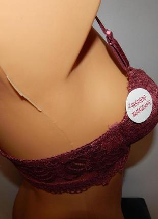 Бюстгальтер женский подростков.кружево+ткань массажный lunna lingerie 34/75 2а(оригинал)  025bb ( в указанном3 фото
