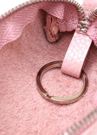 Стильная женская ключница shvigel 16538 розовый5 фото