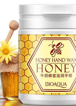 Маска парафинотерапия для рук с медом bioaqua honey hand wax (170г)