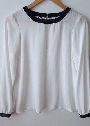 Дуже красива блуза з обробкою під шкіру vero moda 36s