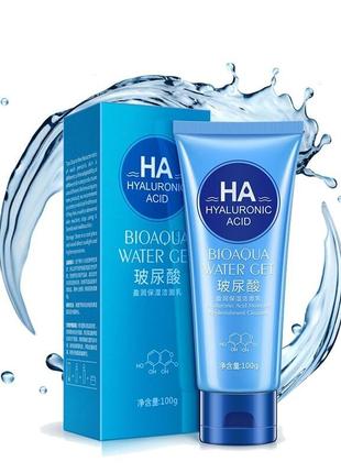 Пінка для вмивання bioaqua ha hyaluronic acid water get з гіалуронової кислотою, 100 г