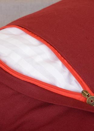 Вышитая наволочка для подушки декоративная диванная в стиле винтажного бохо2 фото