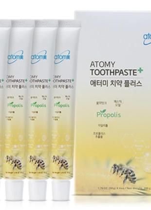 Atomy propolis toothpaste. зубна паста з прополісом атоми. 50мл. 4штуки південна корея. kolmar1 фото