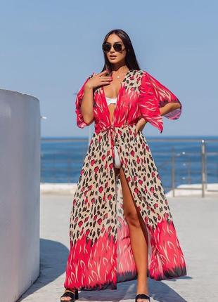 Туника-парео для пляжа (р. 50-52-54-56) 8056-4