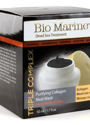 Sea of spa очищающая коллагеновая маска для нормальной и сухой кожи bio marine 50 мл