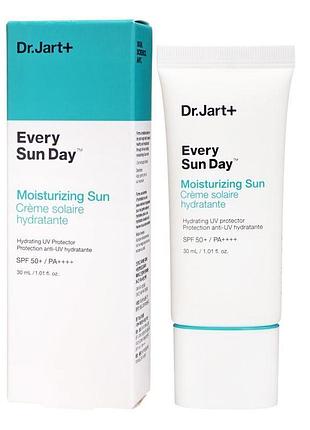 Сонцезахисний зволожуючий гель-крем dr.jart+ every sun day moisturizing sun spf50++++ 30 мл