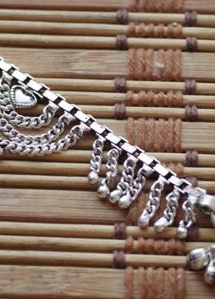 Браслет на ногу этно трайбл индия 26см.