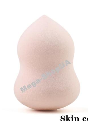 Губка спонж для макіяжу грушеподібний makeup sponge m47 бежевий