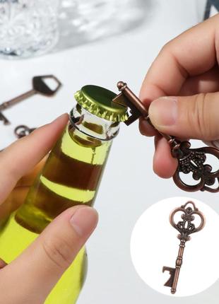 Брелок-открывалка для бутылок "ключ bz13". брелок открывашка металлический для ключей2 фото