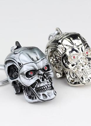 Брелок металевий для ключів, сумок, рюкзаків термінатор / terminator 2 брелоки на ключі