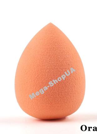 Губка спонж для макияжа капелька makeup sponge m45 оранжевый