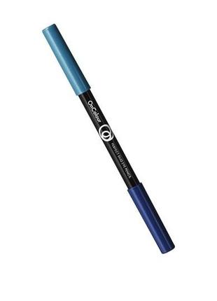 Двосторонній олівець для очей oncolour індиго & кобальт - 360893 фото