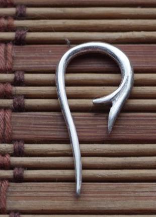 Серьга растяжка  тонеля . 2мм . индия